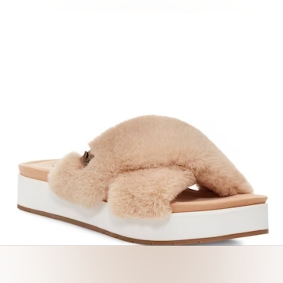 Koolaburra Shoes - Koolaburra By UGG Roubie Fuzz Slide Sandal/Slipper
